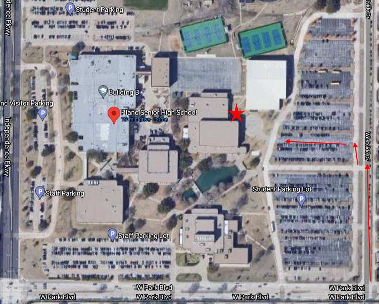 Plano West Senior High School Map